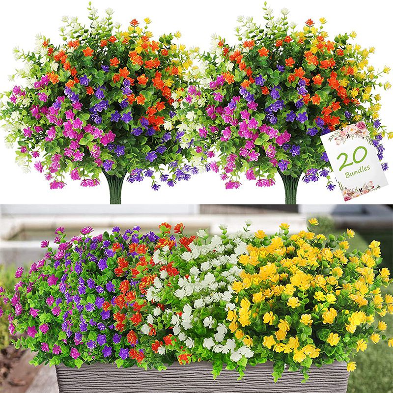 Plant Parent Gifts - 3/6 szt. Sztuczne rośliny kwiatowe Eukaliptus