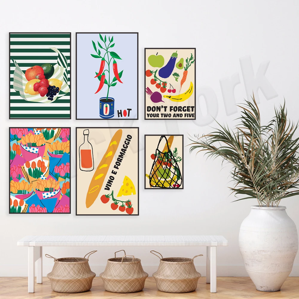 Plant Jackfruit - Bukiet kwiatów, roślina pieprzowa, plakat z